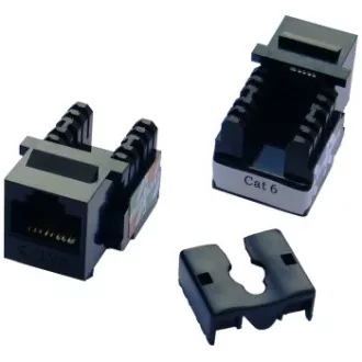 DATACOM keystone cat6 fekete UTP DATACOM keystone cat6 fekete UTP