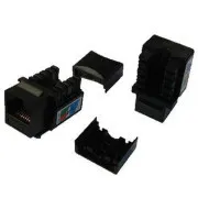 DATACOM Keystone UTP Cat5e önmetsző MINI fekete