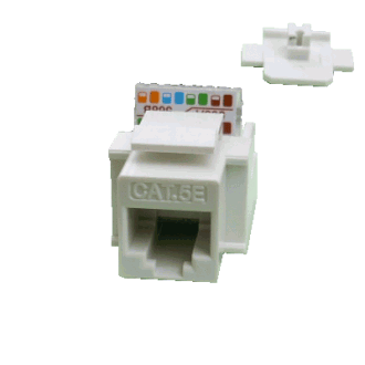 DATACOM Keystone UTP Cat5e önmetsző fehér