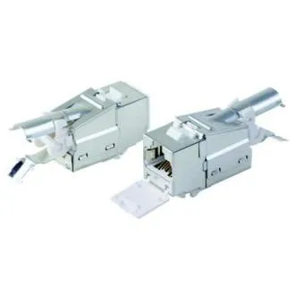 DATACOM STP keystone 10G RJ45 CAT6A ezüst
