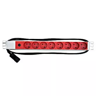 Tápegység PDU 19",8xCSN,1xC14,10A,1U,2 m kábel