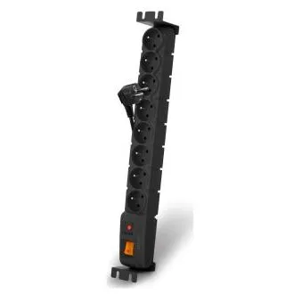 19"-os tápegység ACAR S8/5m 8x220V Fekete kapcsolóvédelem 10A 19"-os tápegység ACAR S8/5m 8x220V Fekete kapcsolóvédelem 10A