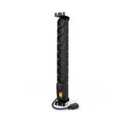 19"-os tápegység ACAR S8/3m 8x230V-3m IEC320 C14