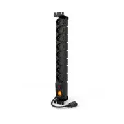 19"-os tápegység ACAR S8/3m 8x230V-3m IEC320 C14