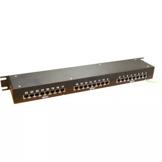 Túlfeszültségvédő AXON MultiNET 24xRJ45 Rack