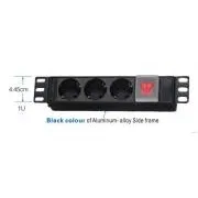 10" tápegység OC 3x230V-2m PPO Fekete