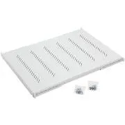 19"-os polc H4 perforált 1U/650mm, max.150kg szürke