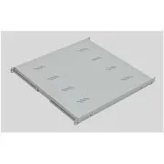 19' polc A4 perforált 1U/750mm,max.80kg fekete