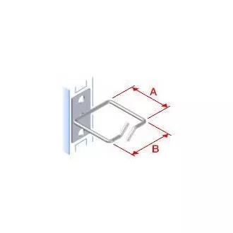 Rögzítő horog 40x40 D1 fém balra fix,első kapu