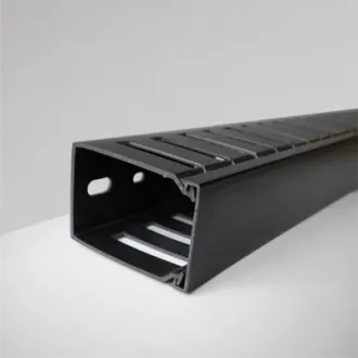 Kábelkezelő 1U 60x40 (2M) FEKETE