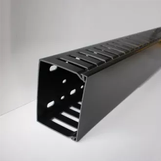 Kábelkezelő 2U 60x80 (2M) FEKETE