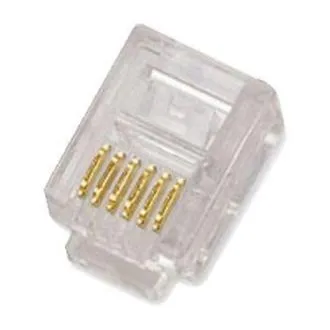 DATACOM RJ12 UTP kábelcsatlakozó 6p6c 10 darabos csomagban DATACOM RJ12 UTP kábelcsatlakozó 6p6c 10 darabos csomagban