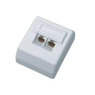 DATACOM UTP dupla aljzat vakolat felett Cat6 FA-1004 DATACOM UTP dupla aljzat vakolat felett Cat6 FA-1004