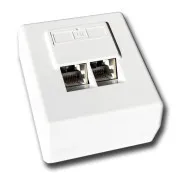 DATACOM STP dupla aljzat a vakolat felett Cat6 FA-1004