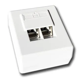 DATACOM STP dupla aljzat a vakolat felett Cat6 FA-1004