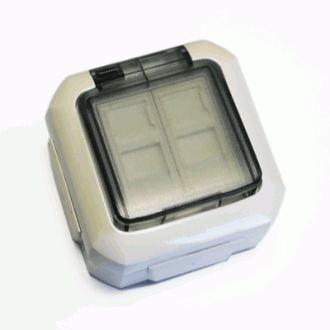 ABB adatcsatlakozó OUTDOOR IP54 STP CAT5E 2xRJ45