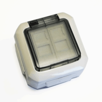 ABB adatcsatlakozó OUTDOOR IP54 STP CAT5E 2xRJ45