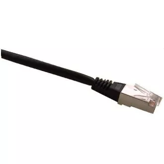 Patch kábel FTP cat5e 0,25M fekete