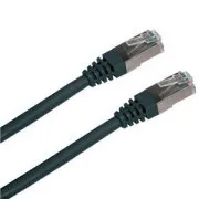 Patch kábel FTP cat5e 0,5M fekete