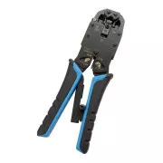 W-Star UTP RJ45/ RJ12/RJ11 PROFI fogó racsnival, szigetelésvágó nélkül