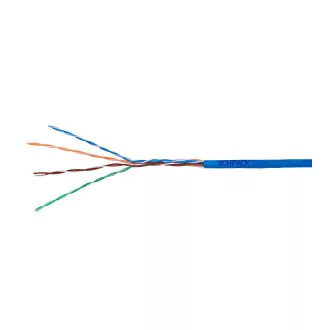 U/UTP Cat5e AWG24 PVC kábel Eca kék 305m