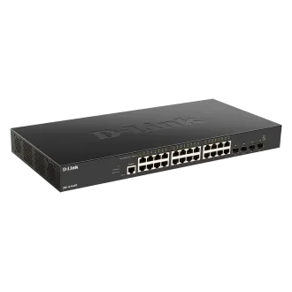 D-Link DXS-1210-28T 24 x 10G Base-T port 4 x 10G/25G SFP28 portok Intelligens menedzselt kapcsoló D-Link DXS-1210-28T 24 x 10G Base-T port 4 x 10G/25G SFP28 portok Intelligens menedzselt kapcsoló
