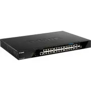 D-Link DGS-1520-28MP 20 db GE PoE port   4 db 2,5 GE PoE port   2 db 10GE port   2 db SFP  Smart Man. Switch