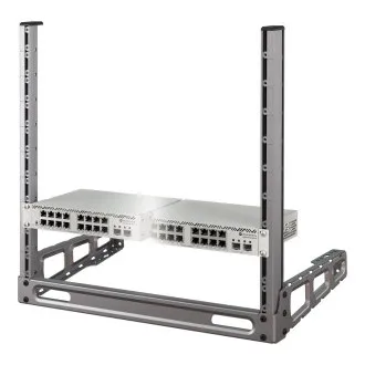 MikroTik RMK-2x10/19 - 10"-os készlet 2x CSS318-16G-2S-2S IN felszereléséhez 1U 19"-os rackben MikroTik RMK-2x10/19 - 10"-os készlet 2x CSS318-16G-2S-2S IN felszereléséhez 1U 19"-os rackben