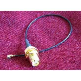 Pigtail u.Fl (IPEX)-SMA női pigtail kábel, 15cm Pigtail u.Fl (IPEX)-SMA női pigtail kábel, 15cm
