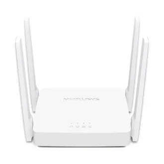 Mercusys AC10 AC1200 router, 2xLAN, 1xWAN, 4x fix antenna