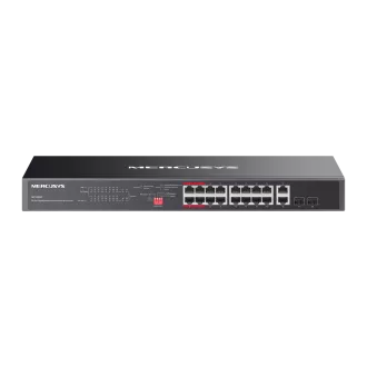 Mercusys MS120GP 20xGb asztali kapcsoló (16xPOE )