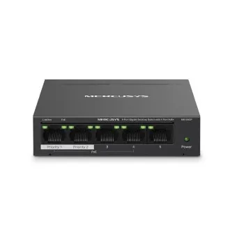 Mercusys MS105GP 5xGb destop kapcsoló 4xPoE Mercusys MS105GP 5xGb destop kapcsoló 4xPoE