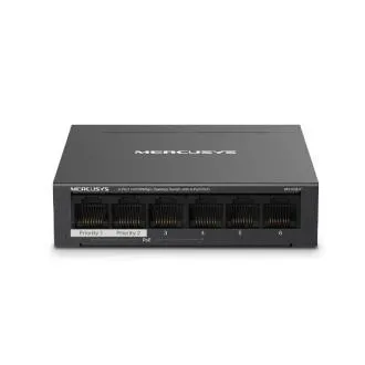 Mercusys MS106LP 6xFE asztali kapcsoló, 4xPoE Mercusys MS106LP 6xFE asztali kapcsoló, 4xPoE