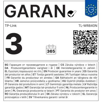 TP- Link TL-WR840N 300Mbps vezeték nélküli N router/AP/extender/WISP,5x10/100 RJ45 TP- Link TL-WR840N 300Mbps vezeték nélküli N router/AP/extender/WISP,5x10/100 RJ45