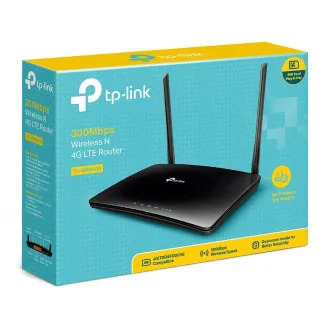 TP-Link TL-MR6400 4G LTE WiFi N router, 4x FE portok TP-Link TL-MR6400 4G LTE WiFi N router, 4x FE portok