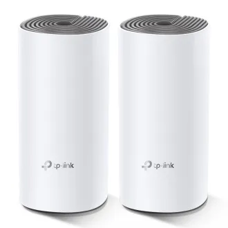 TP-Link AC1200 Whole-home Mesh WiFi rendszer Deco E4(2-pack), 2x10/100 RJ45