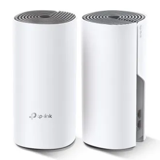 TP-Link AC1200 Whole-home Mesh WiFi rendszer Deco E4(2-pack), 2x10/100 RJ45 TP-Link AC1200 Whole-home Mesh WiFi rendszer Deco E4(2-pack), 2x10/100 RJ45