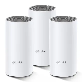 TP-Link AC1200 Whole-home Mesh WiFi rendszer Deco E4(3-pack), 2x10/100 RJ45 TP-Link AC1200 Whole-home Mesh WiFi rendszer Deco E4(3-pack), 2x10/100 RJ45