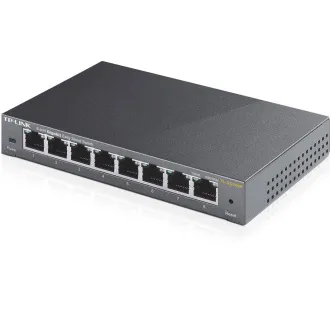 TP-Link TL-SG108E 8x Gb Fanless Easy Smart Switch 8x Gb ventilátor nélkül