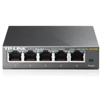TP-Link TL-SG105E 5 portos Gigabit Easy Smart Switch 5 portos intelligens kapcsoló TP-Link TL-SG105E 5 portos Gigabit Easy Smart Switch 5 portos intelligens kapcsoló
