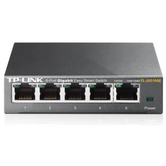 TP-Link TL-SG105E 5 portos Gigabit Easy Smart Switch 5 portos intelligens kapcsoló TP-Link TL-SG105E 5 portos Gigabit Easy Smart Switch 5 portos intelligens kapcsoló