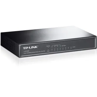 TP-Link TL-SF1008P 8x10/100 (4xPOE) 66W asztali fém CCTV kapcsoló TP-Link TL-SF1008P 8x10/100 (4xPOE) 66W asztali fém CCTV kapcsoló