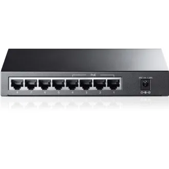 TP-Link TL-SF1008P 8x10/100 (4xPOE) 66W asztali fém CCTV kapcsoló TP-Link TL-SF1008P 8x10/100 (4xPOE) 66W asztali fém CCTV kapcsoló