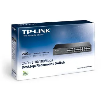 TP-Link TL-SF1024D 24x 10/100 Mbps-es kapcsoló