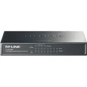 TP-Link TL-SG1008P 8xGB (4xPOE) 64W asztali ventilátor nélküli kapcsoló