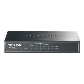 TP-Link TL-SG1008P 8xGB (4xPOE) 64W asztali ventilátor nélküli kapcsoló TP-Link TL-SG1008P 8xGB (4xPOE) 64W asztali ventilátor nélküli kapcsoló