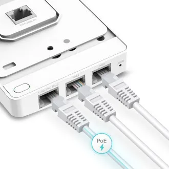 TP-Link EAP235-Wall AC1200 4xGb fali csatlakozóaljzatú hozzáférési pont (AP) Omada SDN