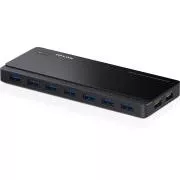TP-Link 7 portos USB 3.0 Hub   2 USB port töltőegység