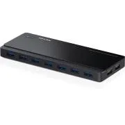 TP-Link 7 portos USB 3.0 Hub   2 USB port töltőegység