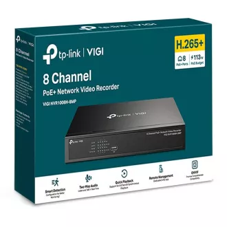 VIGI NVR1008H-8MP 8 csatornás PoE hálózati videófelvevő VIGI NVR1008H-8MP 8 csatornás PoE hálózati videófelvevő